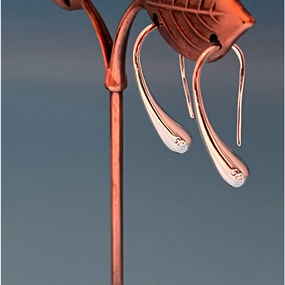 Adorable Sterling Silver Drop Earrings